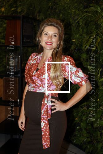 Hilversum 30 augustus 2022
Perspresentatie NPO in theater Gooiland.
Lauren Verster hoog zwanger