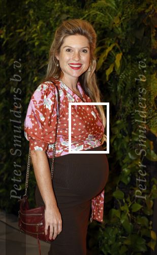 Hilversum 30 augustus 2022
Perspresentatie NPO in theater Gooiland.
Lauren Verster hoog zwanger