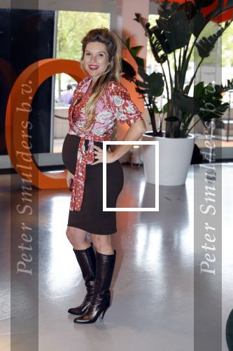 Hilversum 30 augustus 2022
Perspresentatie NPO in theater Gooiland.
Lauren Verster hoog zwanger