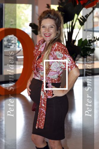 Hilversum 30 augustus 2022
Perspresentatie NPO in theater Gooiland.
Lauren Verster hoog zwanger