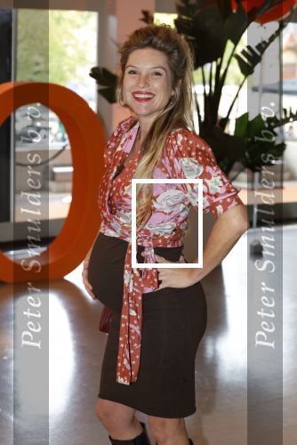 Hilversum 30 augustus 2022
Perspresentatie NPO in theater Gooiland.
Lauren Verster hoog zwanger