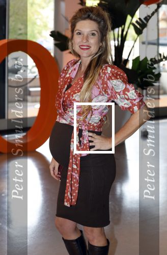 Hilversum 30 augustus 2022
Perspresentatie NPO in theater Gooiland.
Lauren Verster hoog zwanger