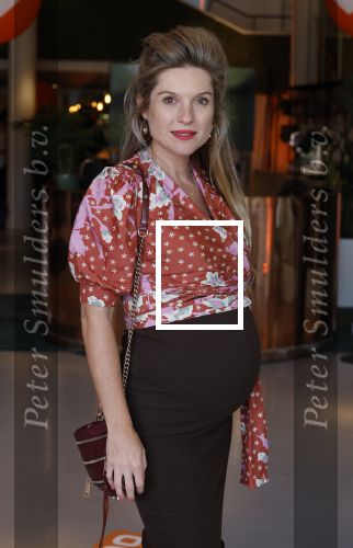 Hilversum 30 augustus 2022
Perspresentatie NPO in theater Gooiland.
Lauren Verster hoog zwanger