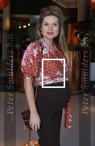 Hilversum 30 augustus 2022
Perspresentatie NPO in theater Gooiland.
Lauren Verster hoog zwanger