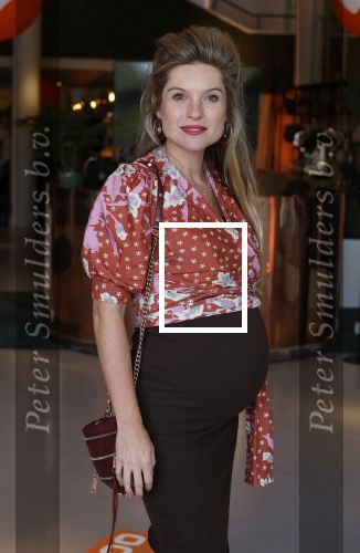 Hilversum 30 augustus 2022
Perspresentatie NPO in theater Gooiland.
Lauren Verster hoog zwanger