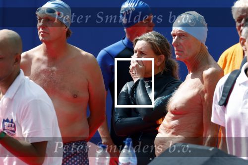Amsterdam 28 augustus 2022
ALS Cityswim door de grachten van Amsterdam . Mari Carmen Oudendijk zwemt voor en met haar broer Carlos die aan ALS lijdt.