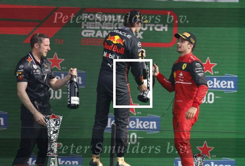 Zandvoort 4 september 2022
Nederlandse F1 Grand Prix op circuit Zandvoort.
Het podium met Max Verstappen 1e George Rusell 2e en Charles Leclerc 3e. Prins Bernhard reikt de prijzen uit.
