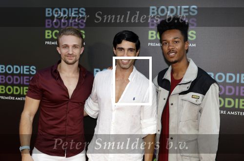 Amsterdam 24 augustus 2022
Premiere Bodies Bodies Bosies van Halina Reijn in Tuschinski . Mike v Hutter en...