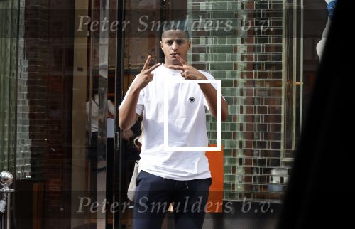 Amsterdam 10 september 2022
Mohamed Ihattaren met vriendin op de pc hooftstraat