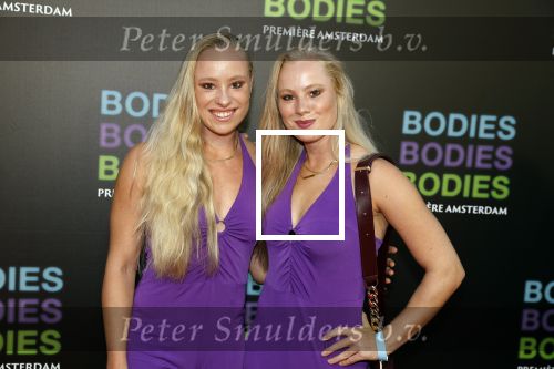 Amsterdam 24 augustus 2022
Premiere Bodies Bodies Bosies van Halina Reijn in Tuschinski . Mylene en Rosanne