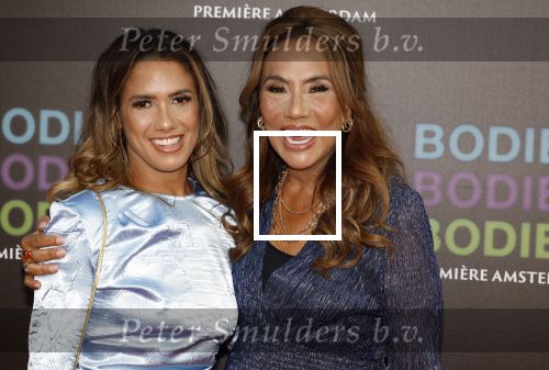 Amsterdam 24 augustus 2022
Oremiere Bodies Bodies Bosies van Halina Reijn in Tuschinski . Patty Brard kwam met haar dochter Priscilla Nasi