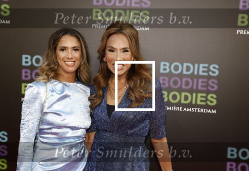 Amsterdam 24 augustus 2022
Oremiere Bodies Bodies Bosies van Halina Reijn in Tuschinski . Patty Brard kwam met haar dochter Priscilla Nasi
