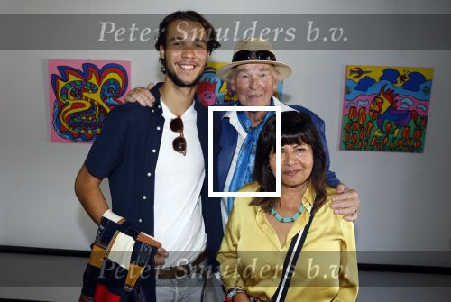 Velserbroek 11 september 2022
Opening Expositie Peter Faber. Peter met zijn jongste zoon Sam en zijn huidige vrouw