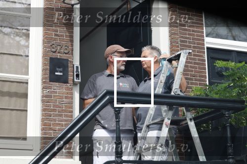 Amsterdam 1 augustus 2022
Het nieuwe huis van prinses Amalia wordt helemaal verbouwd . Er zijn nu ook veiligheids camera\'s opgehangen . Grachtenpand.