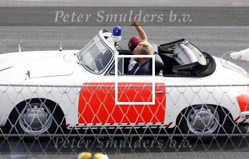 Zandvoort 4 september 2022
Nederlandse F1 Grand Prix op circuit Zandvoort.
Prins Bernard jr in Porsche cabrio van rijkspolitie