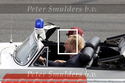 Zandvoort 4 september 2022
Nederlandse F1 Grand Prix op circuit Zandvoort.
Prins Bernard jr in Porsche cabrio van rijkspolitie