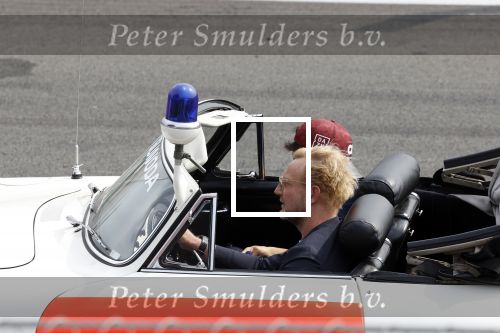 Zandvoort 4 september 2022
Nederlandse F1 Grand Prix op circuit Zandvoort.
Prins Bernard jr in Porsche cabrio van rijkspolitie