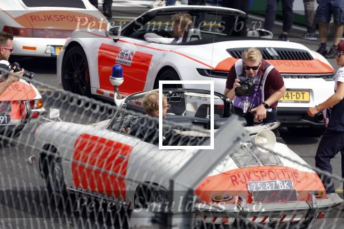 Zandvoort 4 september 2022
Nederlandse F1 Grand Prix op circuit Zandvoort.
Prins Bernard jr in Porsche cabrio van rijkspolitie