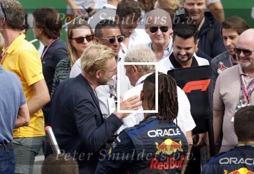 Zandvoort 4 september 2022
Nederlandse F1 Grand Prix op circuit Zandvoort.
Prins Bernhard Frits v Eerd en Helmut Marko