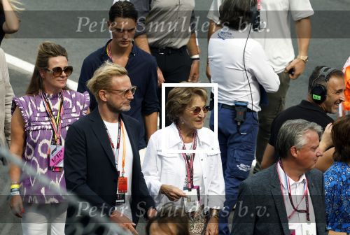 Zandvoort 4 september 2022
Nederlandse F1 Grand Prix op circuit Zandvoort.
Prins Bernhard met zijn vrouw Prinses Annette en zijn moeder prinses Margriet