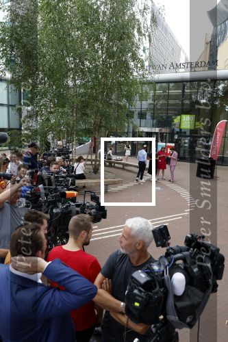 Amsterdam 5 september 2022
Prinses Amalia arriveert bij de UVA op haar eerste schooldag . Er was heel veel pers aanwezig.