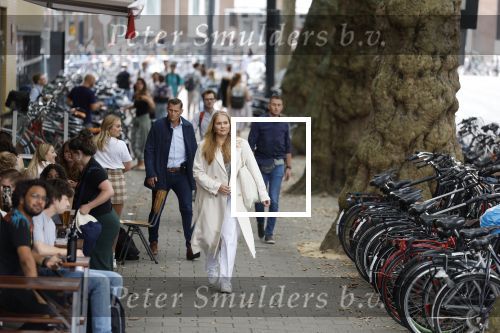 Amsterdam 5 september 2022
Prinses Amalia arriveert bij de UVA op haar eerste schooldag . Er was heel veel pers aanwezig.