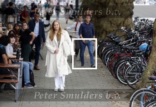 Amsterdam 5 september 2022
Prinses Amalia arriveert bij de UVA op haar eerste schooldag . Er was heel veel pers aanwezig.