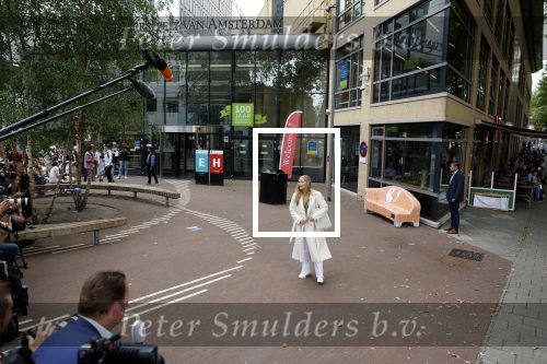 Amsterdam 5 september 2022
Prinses Amalia arriveert bij de UVA op haar eerste schooldag . Er was heel veel pers aanwezig.