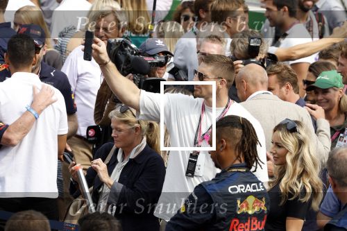 Zandvoort 4 september 2022
Nederlandse F1 Grand Prix op circuit Zandvoort.
Rico Verhoeven met zijn vriendin Naomi v Beem