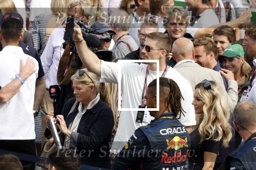 Zandvoort 4 september 2022
Nederlandse F1 Grand Prix op circuit Zandvoort.
Rico Verhoeven met zijn vriendin Naomi v Beem