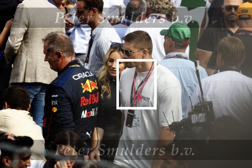 Zandvoort 4 september 2022
Nederlandse F1 Grand Prix op circuit Zandvoort.
Rico Verhoeven met zijn vriendin Naomi v Beem