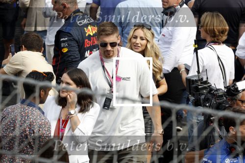 Zandvoort 4 september 2022
Nederlandse F1 Grand Prix op circuit Zandvoort.
Rico Verhoeven met zijn vriendin Naomi v Beem