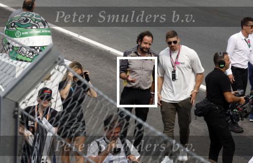 Zandvoort 4 september 2022
Nederlandse F1 Grand Prix op circuit Zandvoort.
Rico Verhoeven met zijn vriendin Naomi v Beem