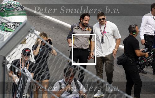 Zandvoort 4 september 2022
Nederlandse F1 Grand Prix op circuit Zandvoort.
Rico Verhoeven met zijn vriendin Naomi v Beem