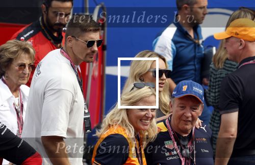 Zandvoort 4 september 2022
Nederlandse F1 Grand Prix op circuit Zandvoort.
Rico Verhoeven met zijn vriendin Naomi v Beem