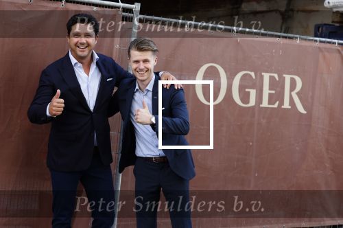 Amsterdam 10 september 2022
Sander Lusink met een collega voor de Oger winkel op de PC hooftstraat