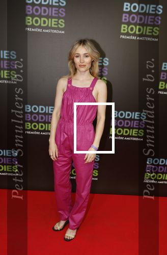 Amsterdam 24 augustus 2022
Premiere Bodies Bodies Bosies van Halina Reijn in Tuschinski . Sigrid ten Napel