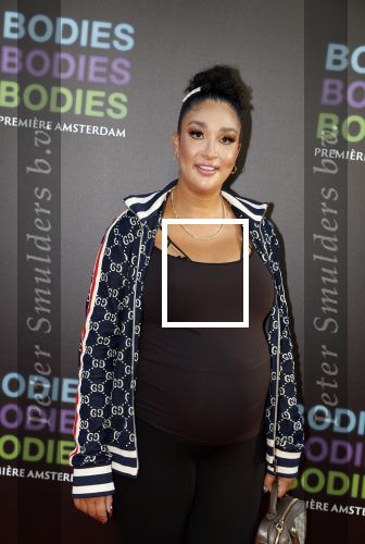 Amsterdam 24 augustus 2022
Oremiere Bodies Bodies Bosies van Halina Reijn in Tuschinski . Soundos zwanger