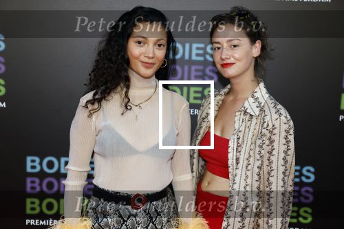 Amsterdam 24 augustus 2022
Premiere Bodies Bodies Bosies van Halina Reijn in Tuschinski . Tara Hetharia  en ...