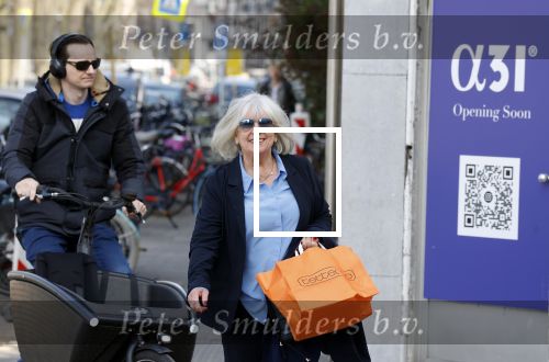 Amsterdam 22 maart 2022
Willeke Alberti op straat in Amsterdam.