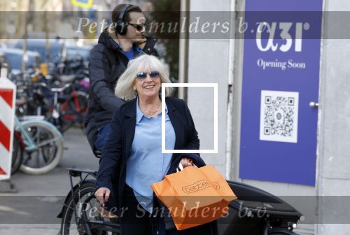 Amsterdam 22 maart 2022
Willeke Alberti op straat in Amsterdam.