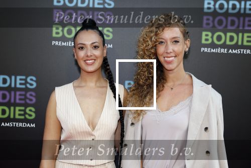 Amsterdam 24 augustus 2022
Oremiere Bodies Bodies Bosies van Halina Reijn in Tuschinski . Zoey Ivory met zus
