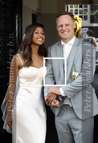Amsterdam 22 augustus 2023
Trouwen Airen Mylene en Taeke Taekema bij het west indisch huis .