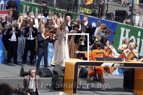 Zandvoort 27 augustus 2023
Grandprix F1 van Zandvoort gewonnen door Max Verstappen.
OA aanwezig Koning Willem Alexander Koningin Maxima Prinses Amalia en Prinses Alexia.
Andre Rieu en Dj Lafuente spelen het volkslied.