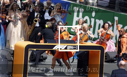 Zandvoort 27 augustus 2023
Grandprix F1 van Zandvoort gewonnen door Max Verstappen.
OA aanwezig Koning Willem Alexander Koningin Maxima Prinses Amalia en Prinses Alexia.
Andre Rieu en Dj Lafuente spelen het volkslied.