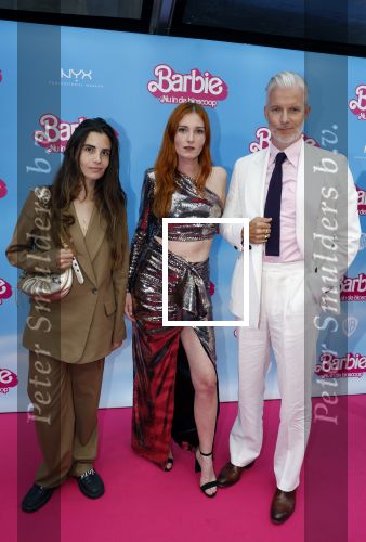 Amsterdam 18 juli 2023
Premiere Barbie in Tuschinski.
Arno Kantelberg, Floor de Roos en Lais Scarlett van Niel