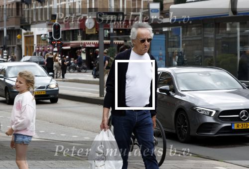 Amsterdam 4 augustus 2023
Hans v Willigenburg doet boodschappen in Amsterdam zuid.