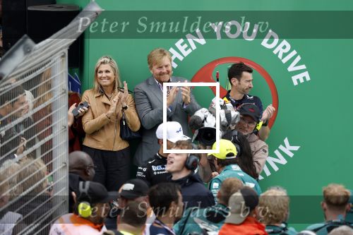 Zandvoort 27 augustus 2023
Grandprix F1 van Zandvoort gewonnen door Max Verstappen.
Koning Willem Alexander Koningin Maxima  bij F1 Zandvoort