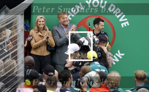 Zandvoort 27 augustus 2023
Grandprix F1 van Zandvoort gewonnen door Max Verstappen.
Koning Willem Alexander Koningin Maxima  bij F1 Zandvoort