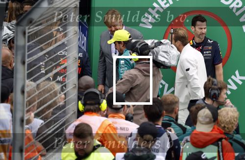 Zandvoort 27 augustus 2023
Grandprix F1 van Zandvoort gewonnen door Max Verstappen.
Koning Willem Alexander Koningin Maxima  bij F1 Zandvoort